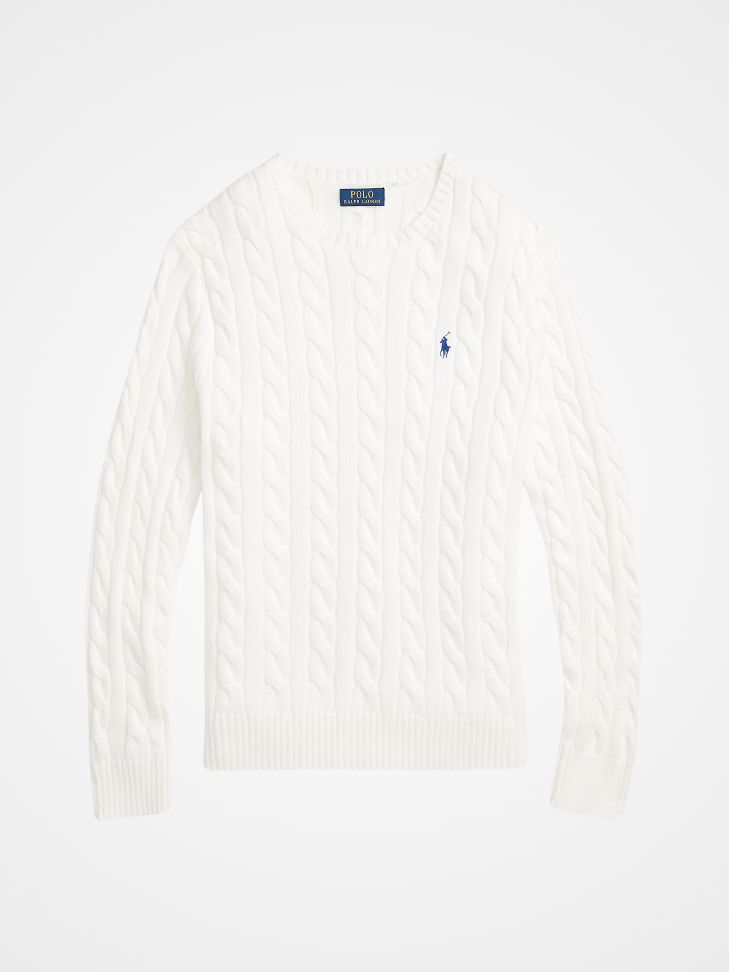 Cable-Knit Cotton Sweater