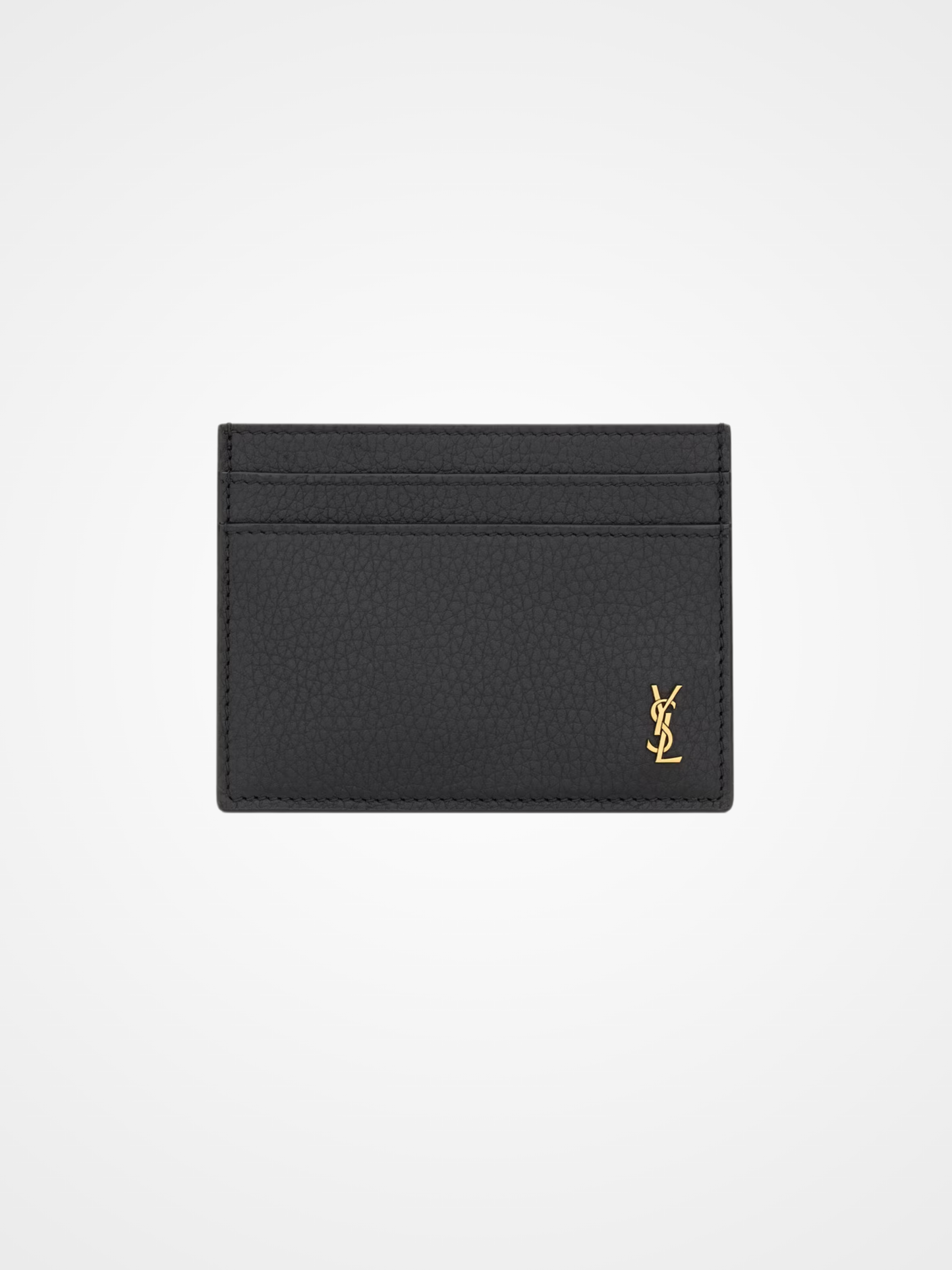 Tiny Cassandre Card Case In Grained Leather