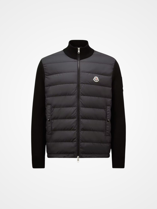 Padded Cardigan Zip-Up