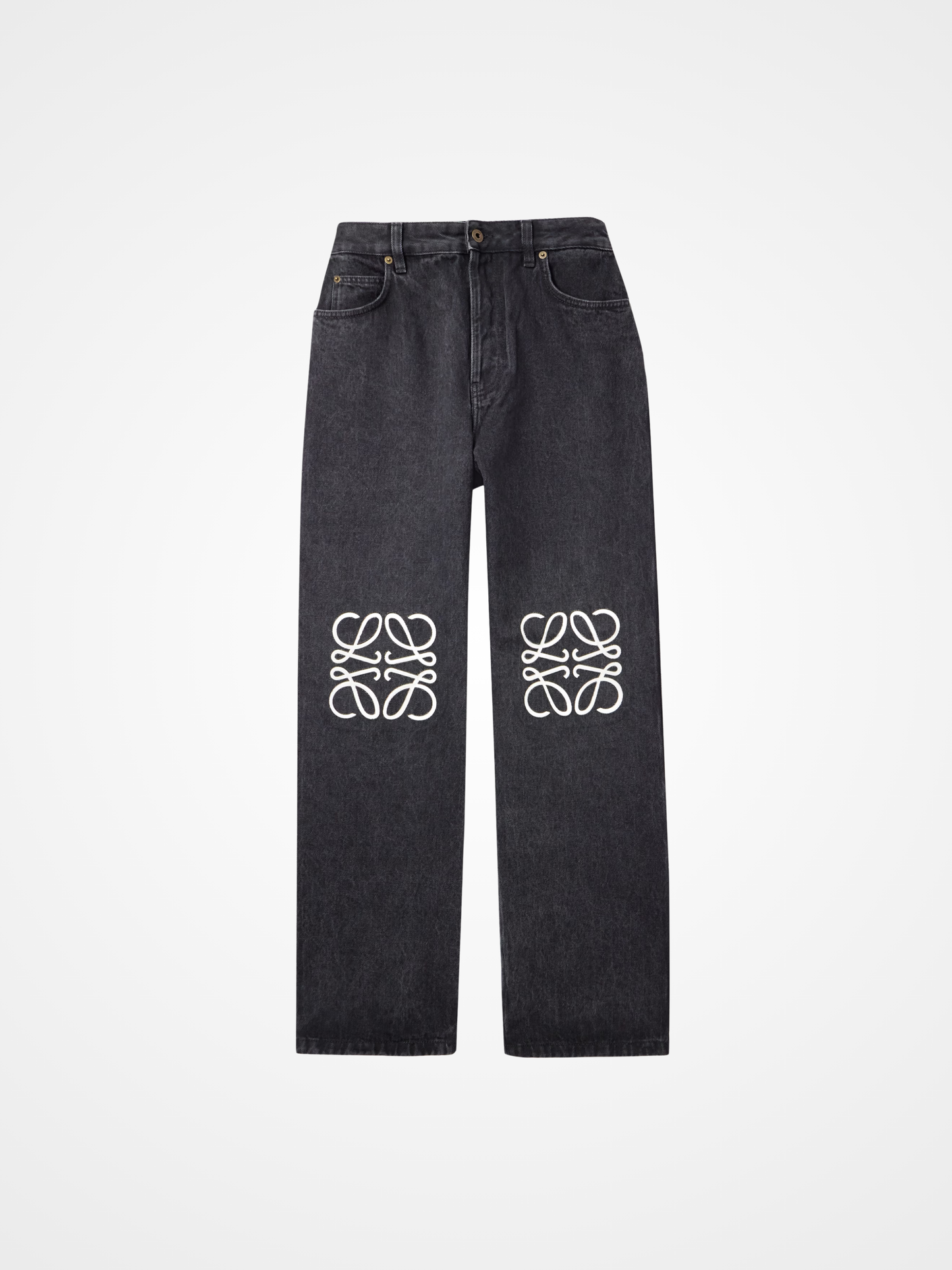 Anagram Wide-Leg Jeans