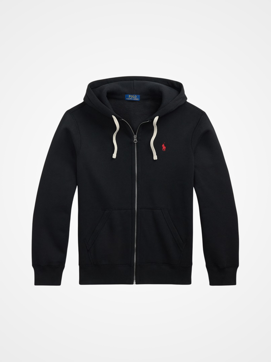 Zip-Up Fleece Hoodie