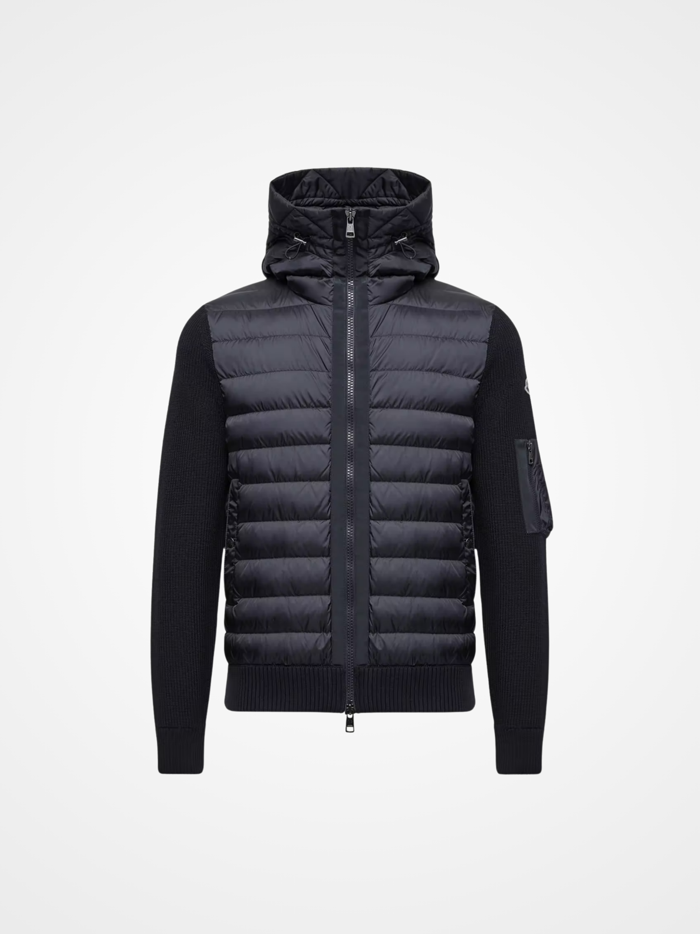 Padded Cardigan Zip-Up