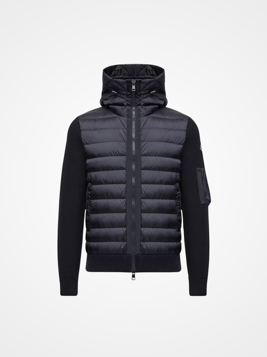 Padded Cardigan Zip-Up