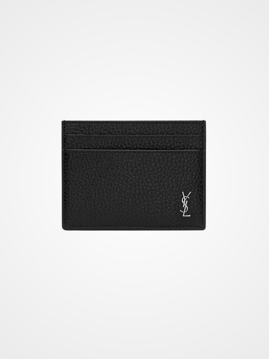 TINY CASSANDRE card case in grained leather