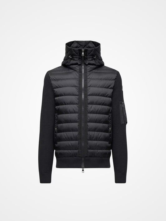 Padded Cardigan Zip-Up