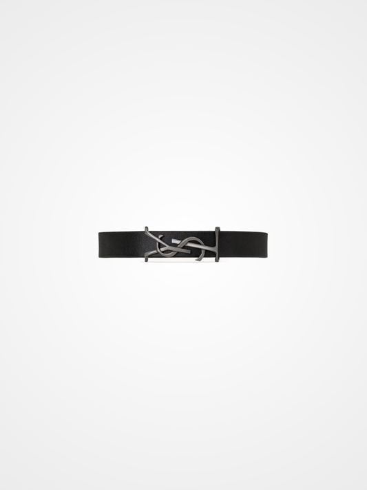 Leather Cassandre bracelet