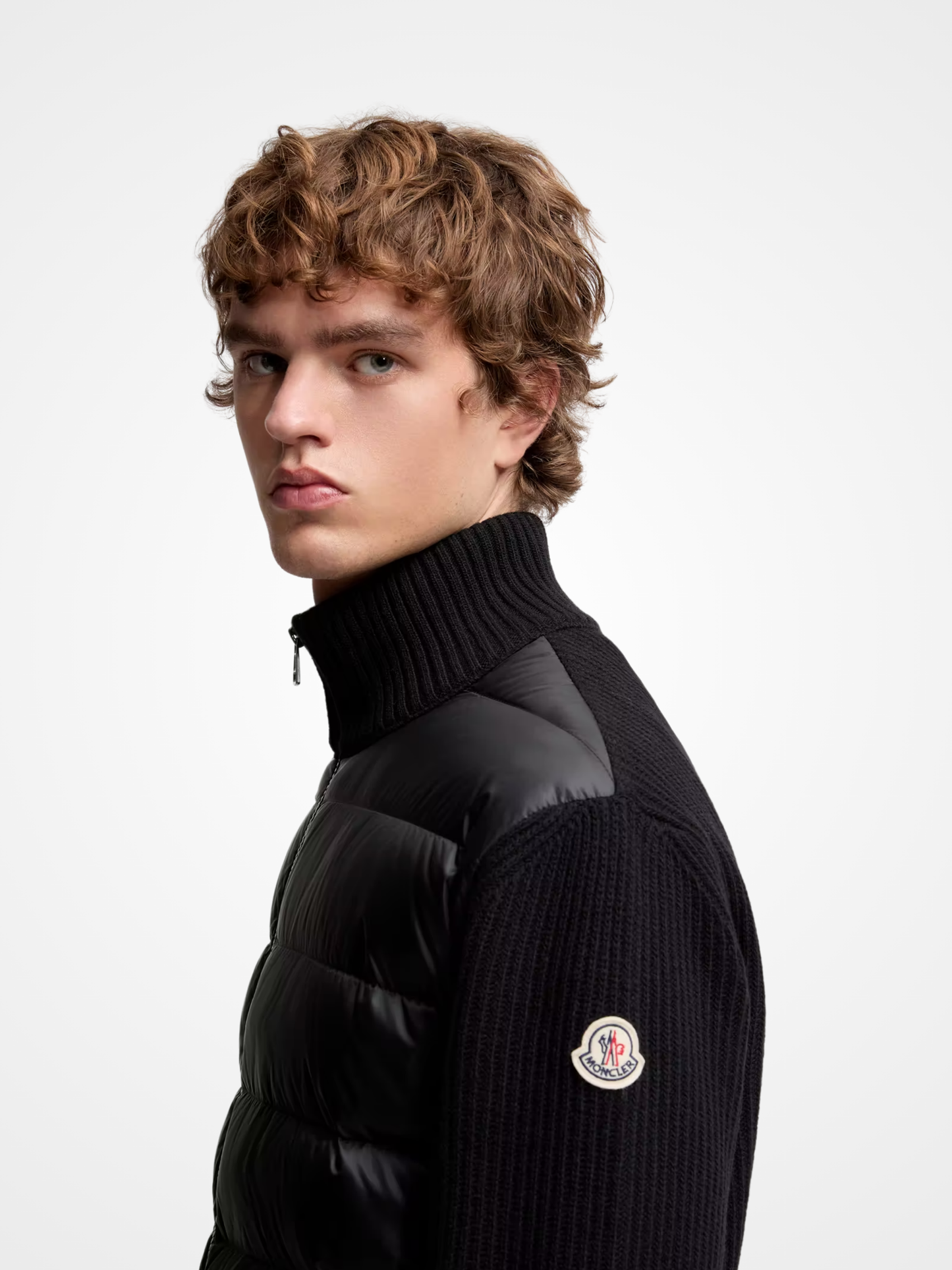 Padded Cardigan Zip-Up